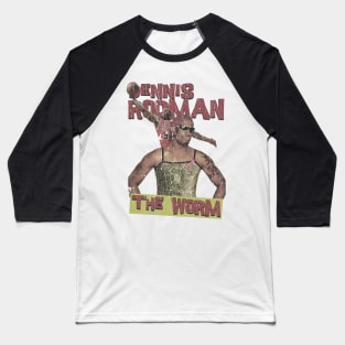 Dennis Rodman the worm vintage cracked Baseball T-Shirt